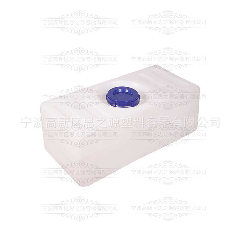 房车改装厂专用车底150升长方形牛筋pe塑料水箱一次成型塑胶方桶