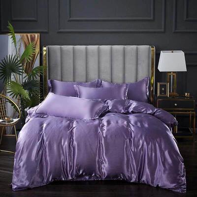 Satin Duvet Cover Simple Quilt Cover Full Twin King Size Qui