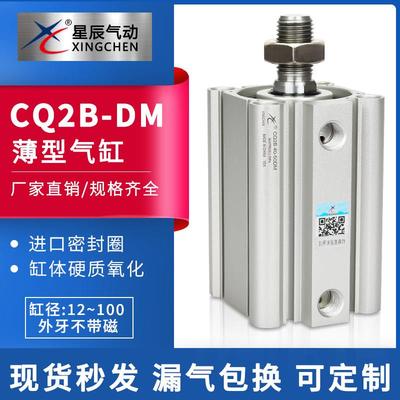 星辰ACQ/CQ2B32/40-5/10/15/20/25/30/50-DM小型治具外牙薄型气缸