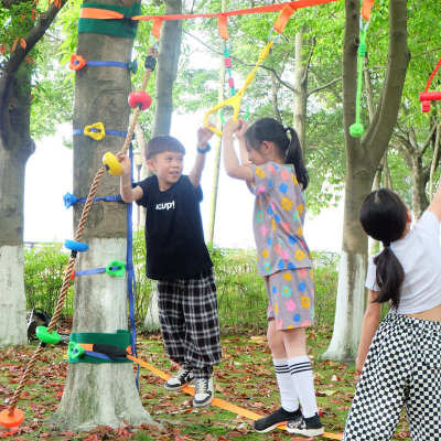 感统体能训练器材攀岩墙儿童家用攀爬器材小孩攀岩石室外锻炼