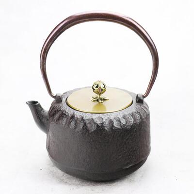 铸铁壶平肩圆肩日本南部纯手工铸铁壶无涂层生铁壶厂家直销