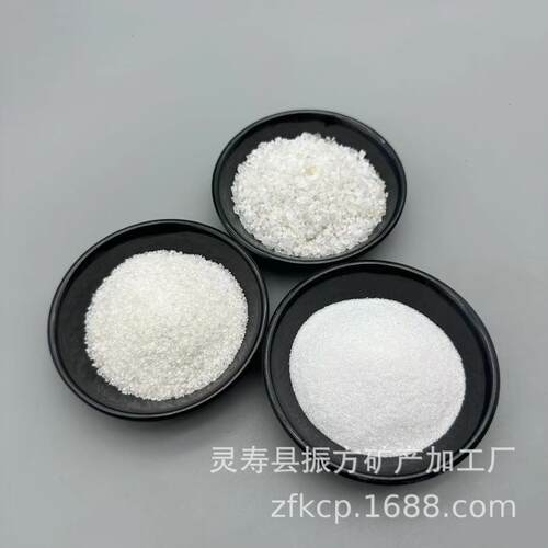 现货供石英砂硅砂英滤料应石8566英砂用喷砂除锈耐火材料石砂