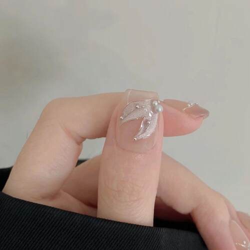可拆卸猫眼蝴蝶显白极光珍珠甲片