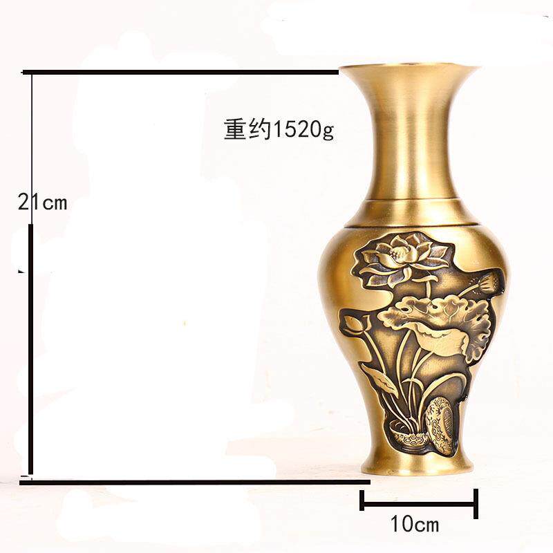 直供工制作 做旧仿古 金属铜制工艺品摆件 花瓶 家居客厅装饰品