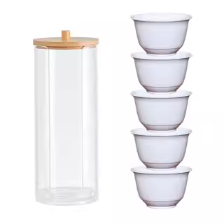 功夫茶稻壳茶杯喝茶一次性茶具