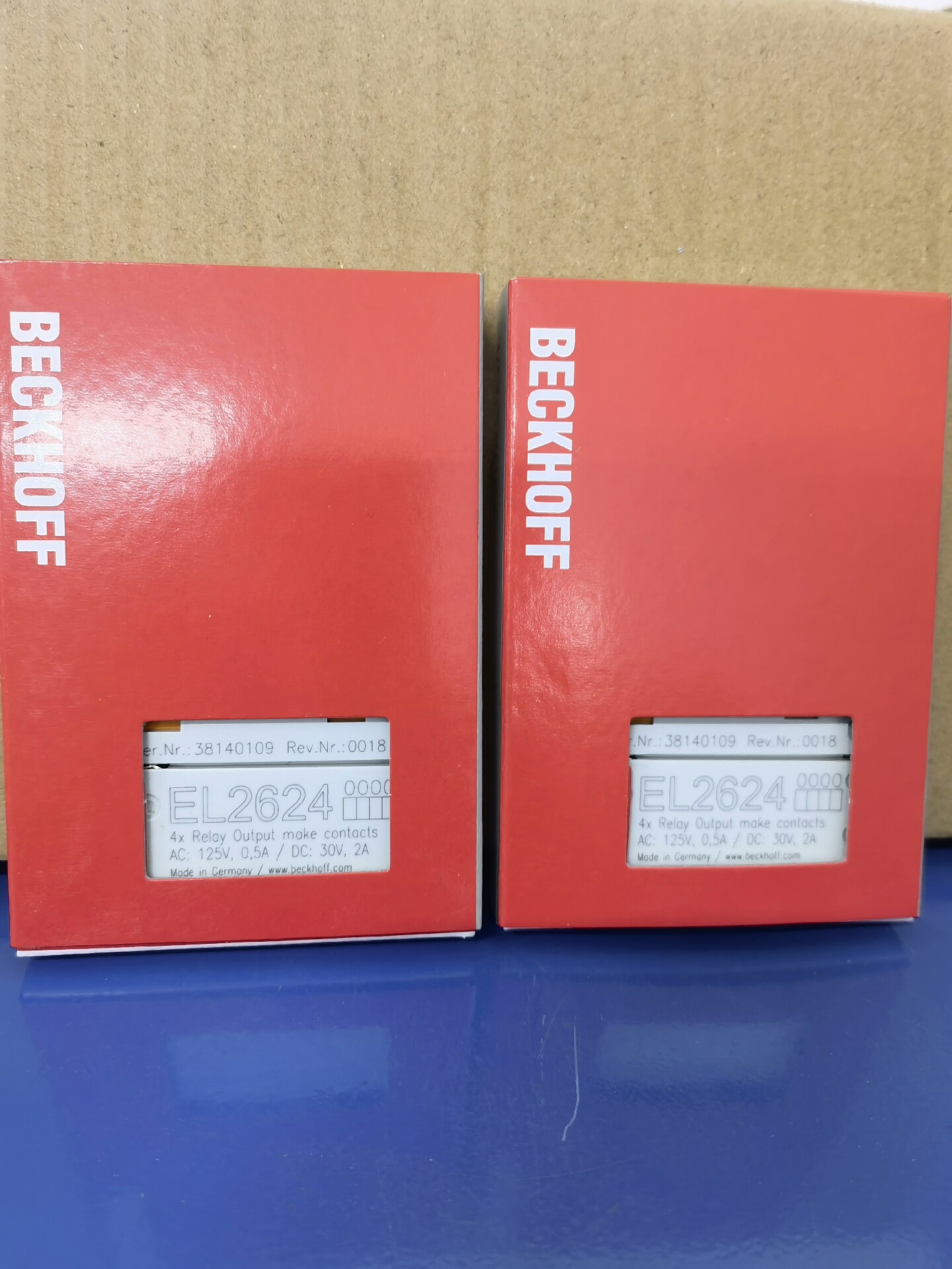 倍福EL2624  全新带包装， 400单价，数量2，需要直