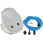 大号11寸质橡皮艇充气泵钓鱼船气床皮划艇JB4 4冲锋加舟7垫升皮脚