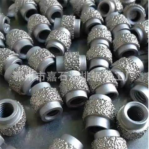 金刚石钎焊绳锯金属切割大理石干切金刚绳切石机快金钢石石材快切