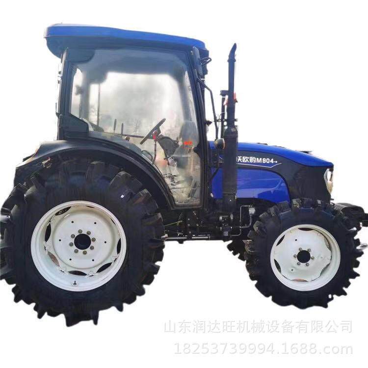 新款704中型四驱程拖拉机潍柴四缸变频动力农用翻耕犁靶地机