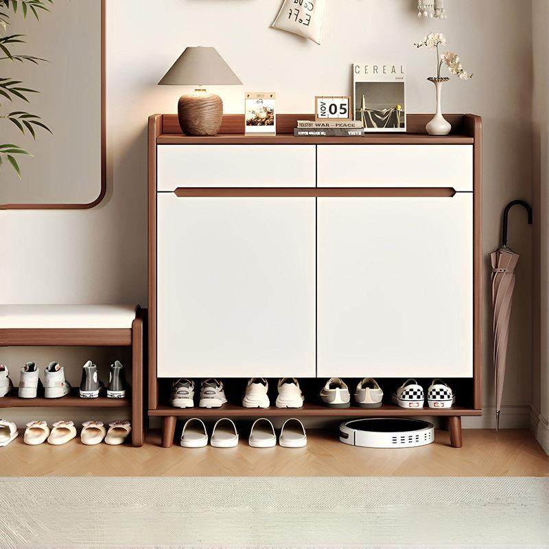 纯实木芯鞋柜收纳柜一体靠墙家用入户门口储物柜室内玄关柜鞋架子,住宅家具,鞋柜,淘宝优惠券,粉丝福利购,淘宝优惠卷