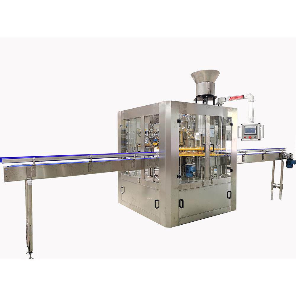 玻璃瓶灌装机果汁饮料填充机瓶装在线清洗消毒瓶盖塑料瓶全自动