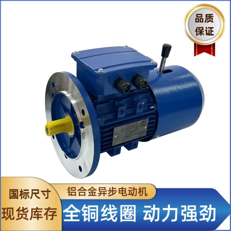 YEJ2电磁制动刹车电机100L1-4-2.2W3W四级立式三相直流刹车马达