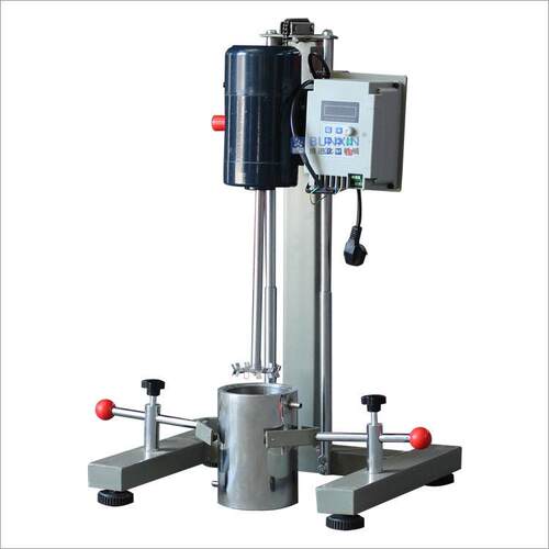供应750W实验室变频速分散搅拌机转速0-8000rpm标配1.5L料缸