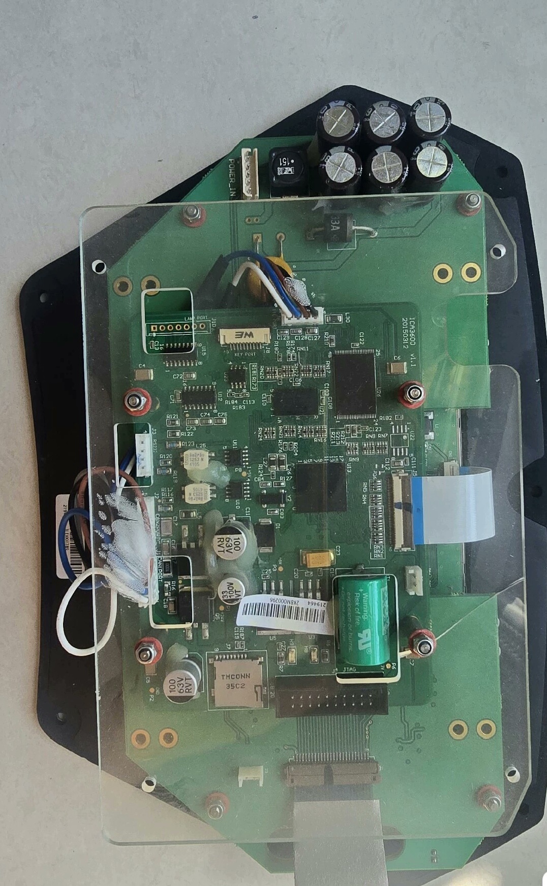 徐工摊铺机显示器。