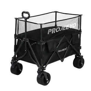 Projeeyo 加高款小推车多功能户外露营车聚拢款可升降600L大容量