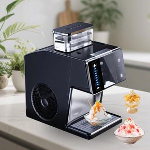 雪花机家用制冰机小型多功能小功率便携全自动摆摊奶茶店刨冰机