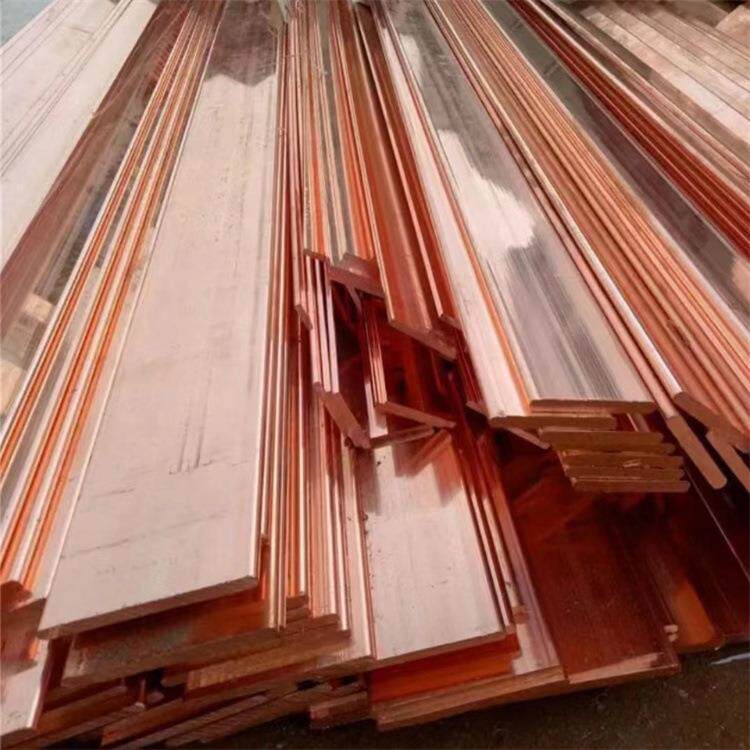 山东T2镀锡紫铜排10*100TMY母线排配电柜箱机房接地导电紫铜排
