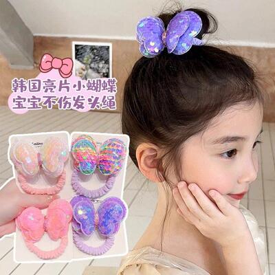 Sequin hair rope children