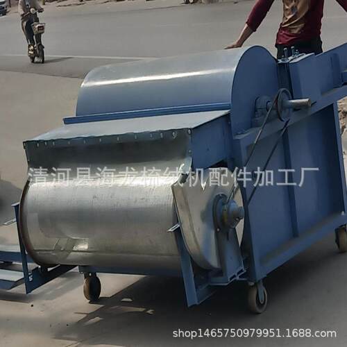 厂家直供除尘羽绒棉开松机原料开松开料机旧毛衣开松机