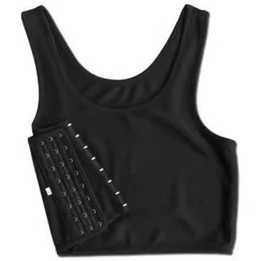 vest shaping healthy binder chest sports short hook