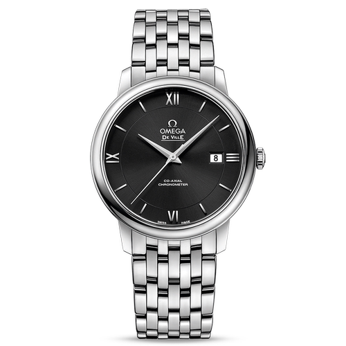 [9.8新]欧米茄碟飞自动机械手表男424.10.40.20.01.001黑面大三针