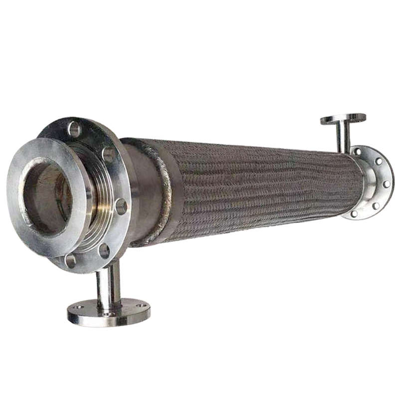 304不锈钢双层保温夹套金属软管软连接DN20 25 40 50 65 80 100