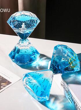 油滴沙漏玩具流沙瓶礼物太空人水油流体创意摆件解压书桌面小物件