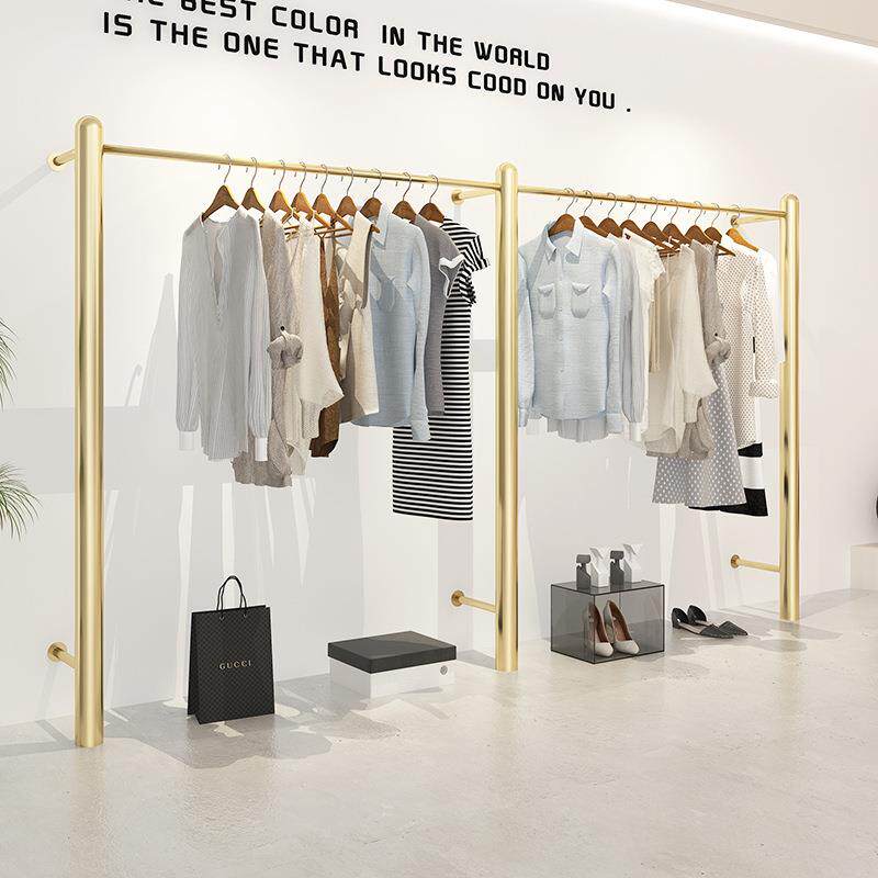 服装店展示架陈列架女装店挂衣架货架挂衣服架子落地式展示新款