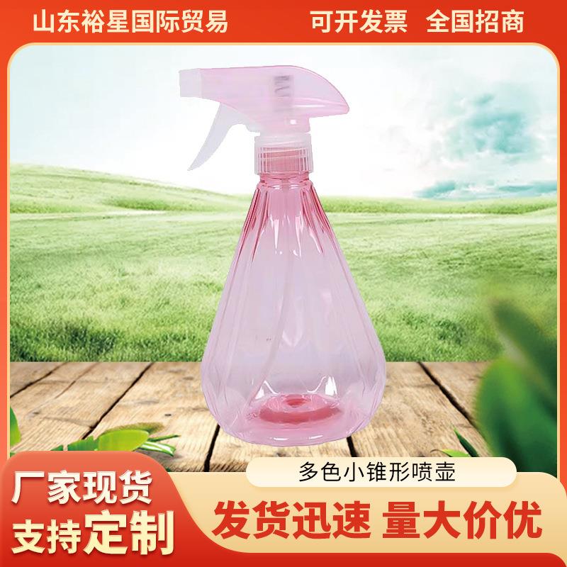 厂家供应多色小锥形喷壶 新款ml小喷壶 家用手压式喷水壶