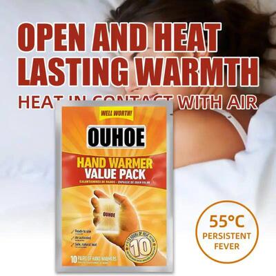 1040pcs Disposable Hand Warmer Pack Safe Self-heating