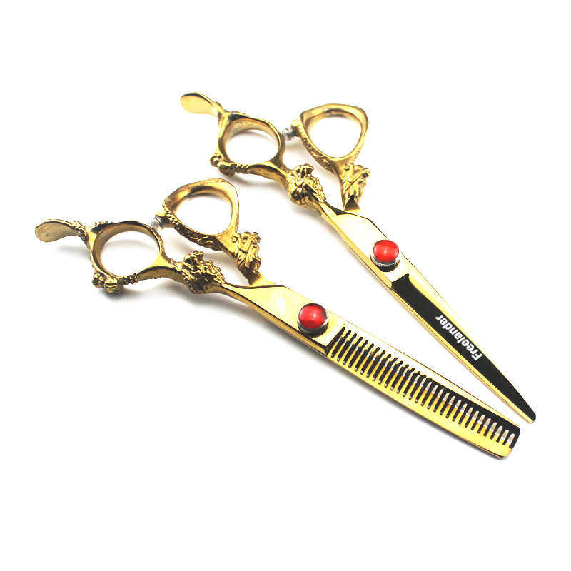6.0寸神行者金色  大龙柄  美发剪刀 理发剪 平剪牙剪DL4-0405,居家日用,美发刀剪,淘宝优惠券,粉丝福利购,淘宝优惠卷