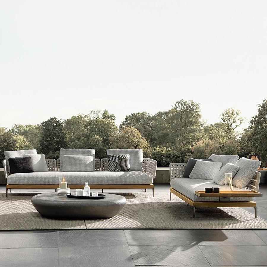 民宿户外露天沙发庭院实木藤编椅花园休闲别墅酒店阳光房家具组合