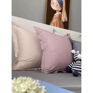 棉床上大靠垫套北欧抱枕套不含芯65x65x60卧室ins风床头靠背套