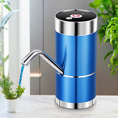 适用伙妹防尘桶装抽水泵小型吸水器电动压水器双泵充电家用矿泉饮