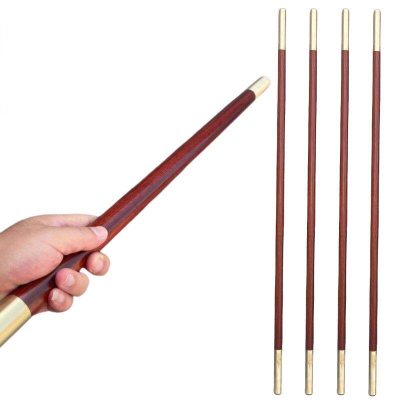 小叶红木太极棒实木健身棒武术棒车载自卫短棒长棒木棒眉棒