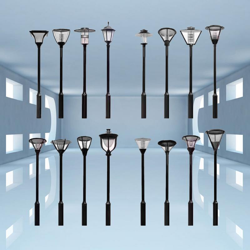 庭院灯LED路灯户外3米3.5米4米小区路灯杆高杆灯公园景观灯 防水