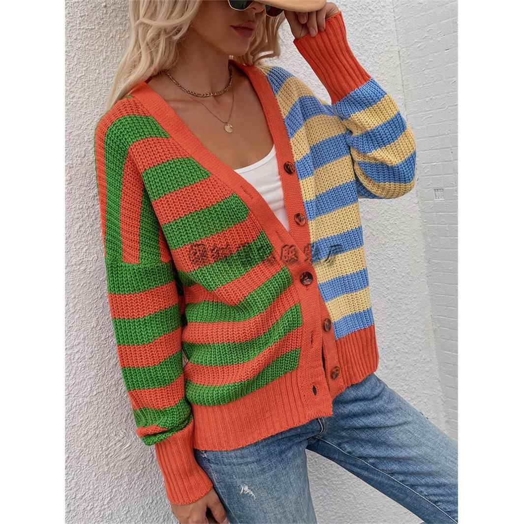 Women Sweater Cardigan Breasted Single Knitwear Womens