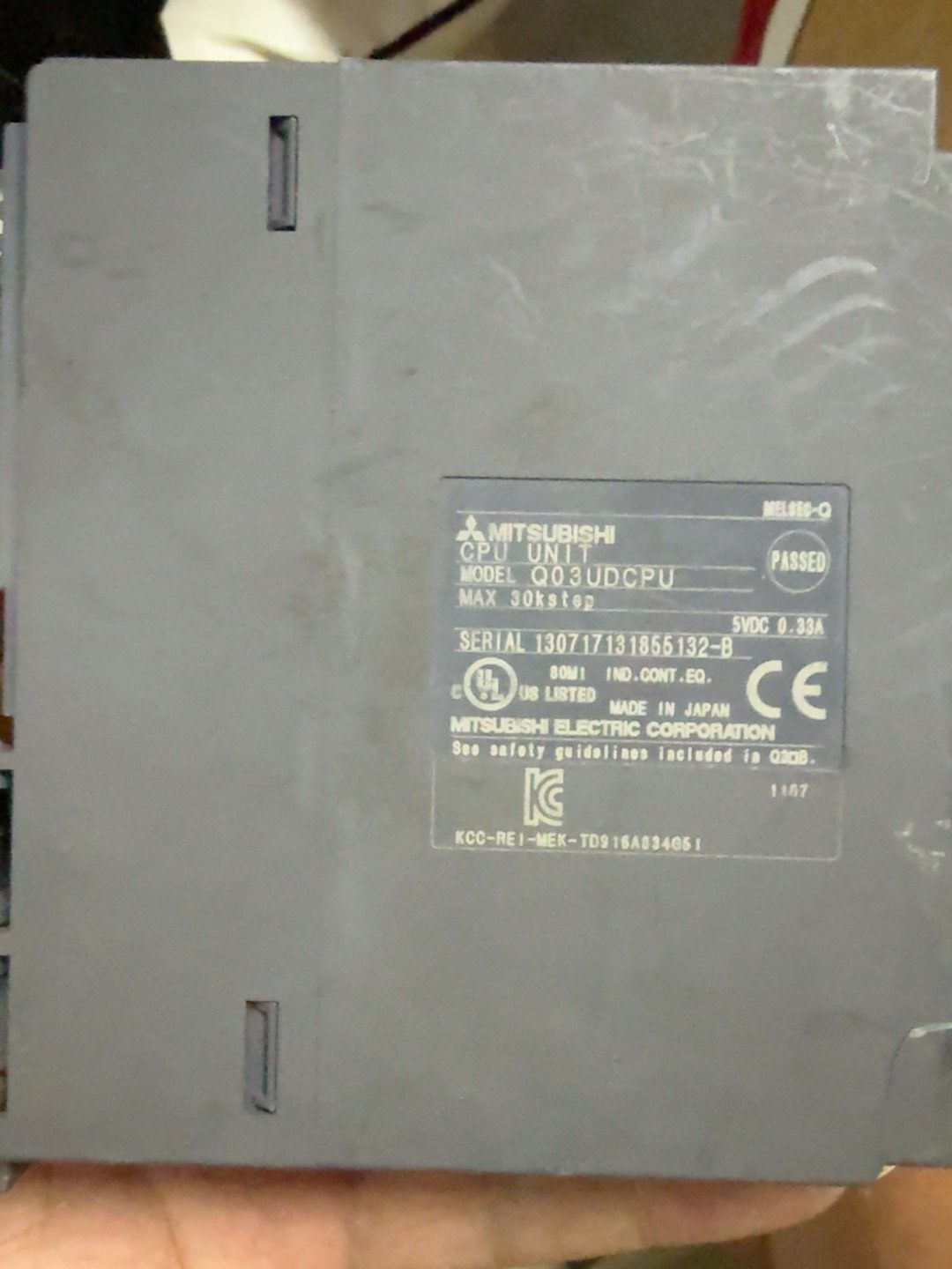 三菱Q03UDCPU PLC主机模块 日本原装进口 实物拍摄