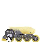 轮滑冰男童 溜儿童女童旱冰轮滑鞋 初学者直女孩全套装 排冰鞋