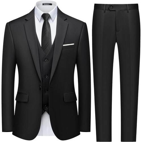 L 77060 Men's Slim Fit Wedding Suit 修身新郎西装