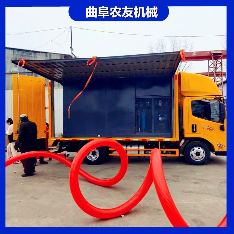 吸灰车一体式气力输送机 电厂四米二车载移动负压吸灰方箱吸灰机