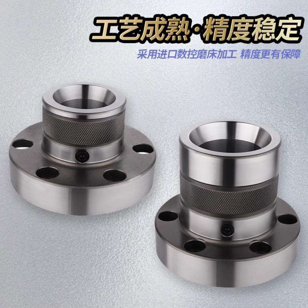数控车床夹头座 加长筒夹座后拉轴头640主轴头A2-5 A2-6法兰图片