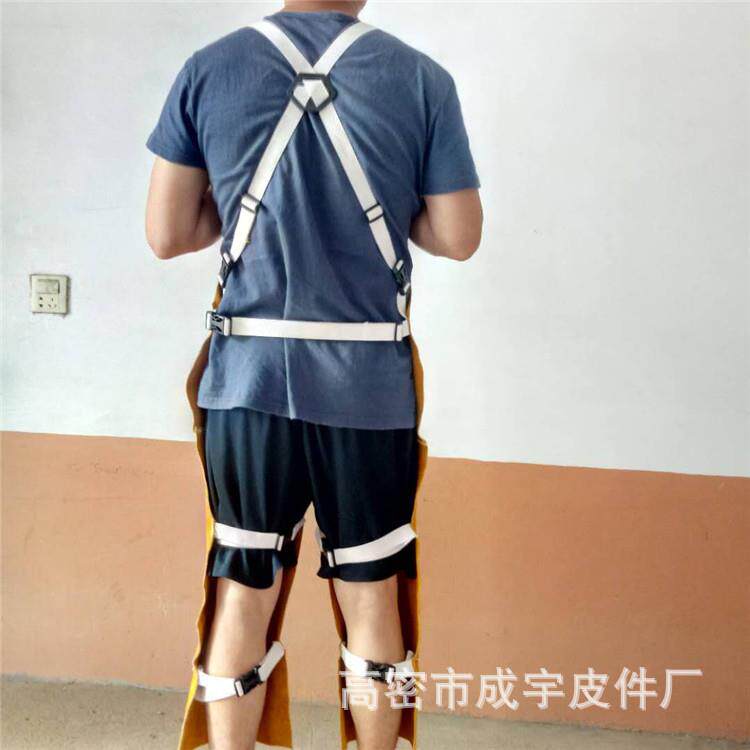 电焊围裙 夏季分体式电焊围裙 防油防火星电焊围裙劳保防护服