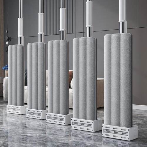 2024 New Model Hands-Free Flat Mop for Home Use, No Washing