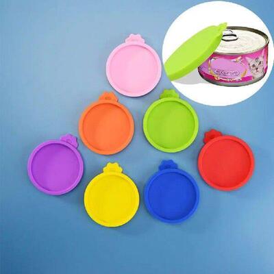 Reusable Box Cover Pet Supplies Food Tin Cover Silicone Can