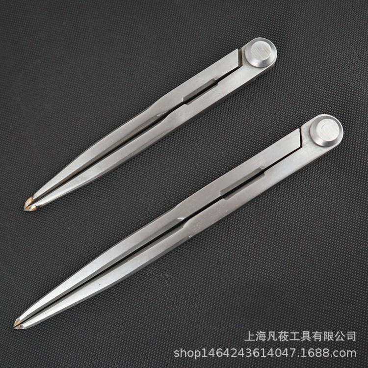 凡莜自产新款浇铸重型硬质合金头划线规钨钢头间距规划规圆规分规