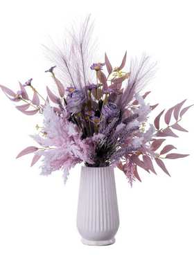 玫瑰时笙仿真花家居装饰花假花设计婚庆手捧花束墙饰CF01170A