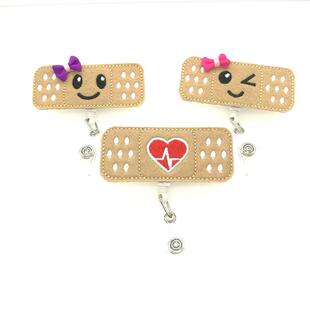 布艺笑脸易拉扣 桃心布艺易拉扣 伸缩扣 卡其色易拉扣 伸缩易拉得