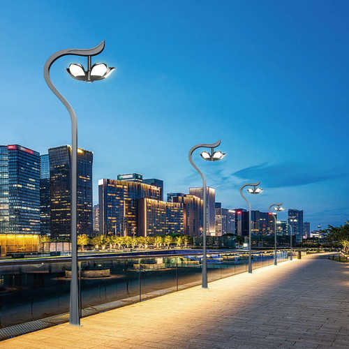 led 别墅中式庭院太阳能庭院定制灯园林荷花草地户外景观灯灯灯