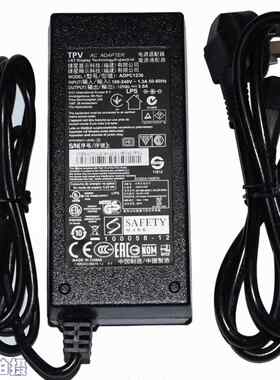 原装 12Vdc 3.0A显示器电源适配器型号:ADPC1236